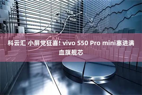 科云汇 小屏党狂喜! vivo S50 Pro mini塞进满血旗舰芯